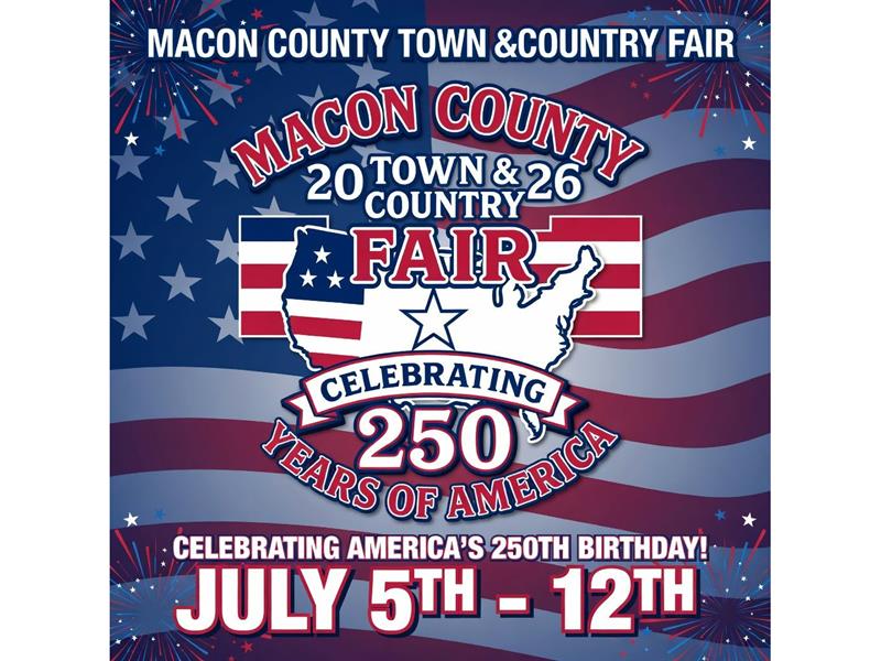 Logo for 2026 Macon County Town & Country Fair